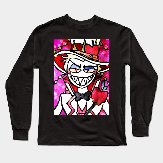 Hazbin Hotel - Lucifer Morningstar Long Sleeve T-Shirt by ScribbleSketchScoo